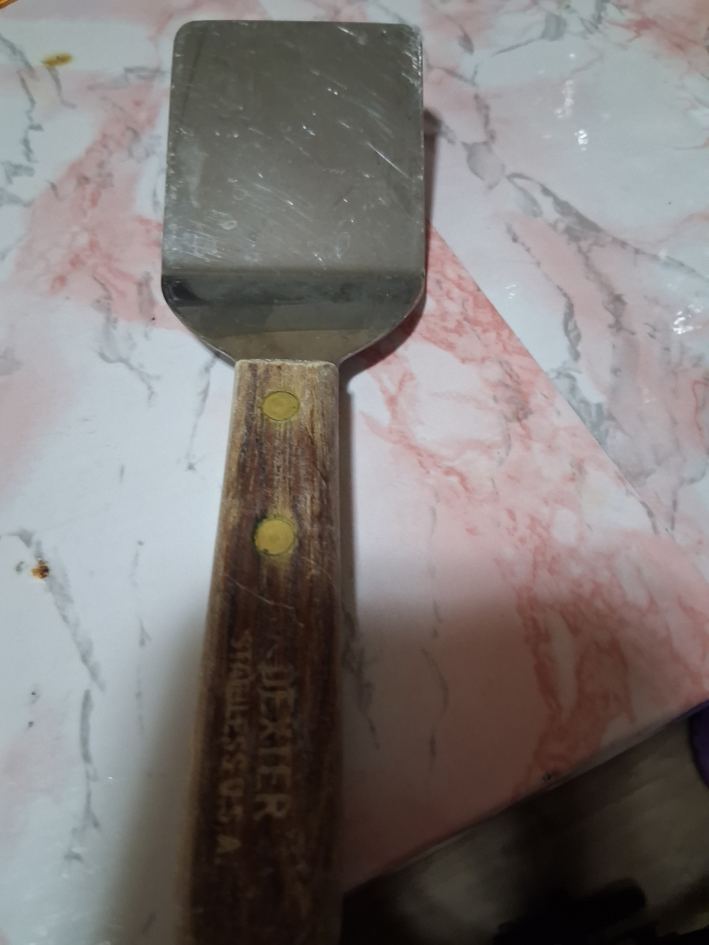 Stainless Steel Turn Spatula with Wooden Handle - Brown